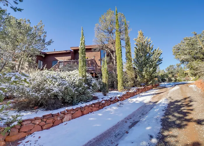 Mountain-view Deck: Bright Hébergement de vacances Sedona